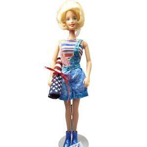 2000 Vintage Olympics  Swimming Champion Barbie  "American Pride" ReDress